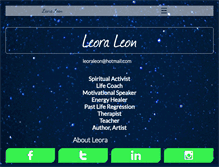 Tablet Screenshot of leoraleon.com